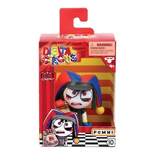 Amazing Digital Circus The Officially Licensed Pomni Vinyl Figure, Quality 4"/10.1 CM Boxed Collectible Figure with See-Thru Bag of Fries & Collector Card, 7 Vinyl Figures to Collect thumbnail 2