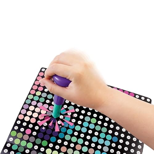 Make It Real Stamp to Reveal DIY Dot Posters, 1 Stamper per kit & 3 Dot Posters |Craft Kit, Artwork Activity, Girls & Kids Ages 6 Bunny, Frog, Panda thumbnail 5