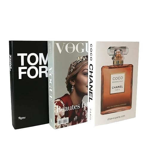 SPShadow 3 Pcs Dekorative Bücherenden Ästhetische Chic Faux Buch Set für Raum Dekor, Moderne Home Dekorative Bücher Decor Couchtisch Dekor thumbnail 3