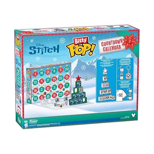 Funko Pop! Bitty Countdown Calendar: Stitch Holiday - 24 Days of Surprises - Collectible Vinyl Mini Figures - Mystery Box - Gift Idea - Holiday Present for Kids - Christmas or Birthday Countdown thumbnail 4