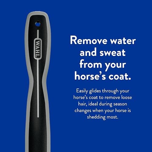 WAHL Professional Animal Equine Grooming Sweat Scraper Horse Tool - Black thumbnail 5