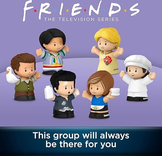Little People Collector Friends TV Series Special Edition Set for Adults & Fans, 6 Figures in a Display Package - Multicolor thumbnail 2