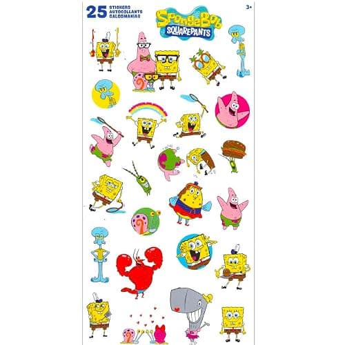 Spongebob Squarepants Spongebob School Supplies Set - Bundle with 2 Spiral Notebooks, 2 Portfolio Folders, Stickers, More School Supplies Set for Boys, Girls, Kids thumbnail 4