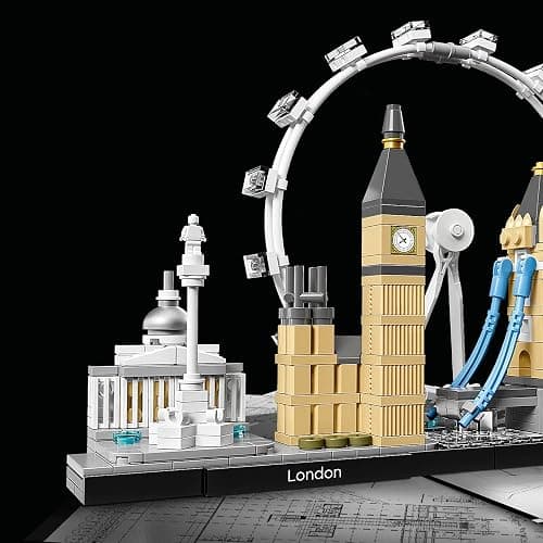 LEGO Architecture Skyline Model Building Set, Model Kit Featuring London Eye, Big Ben, Tower Bridge, Office Home Décor, Collectible Gift Idea for Men, Women and Teens 21034 thumbnail 6