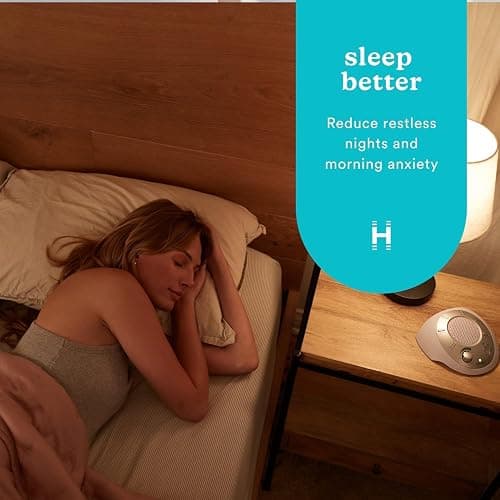 Homedics SoundSleep White Noise Sound Machine, Silver, Small Travel Sound Machine with 6 Relaxing Nature Sounds, Portable Sound Therapy for Home, Office, Nursery, Auto-Off Timer, by Homedics thumbnail 2