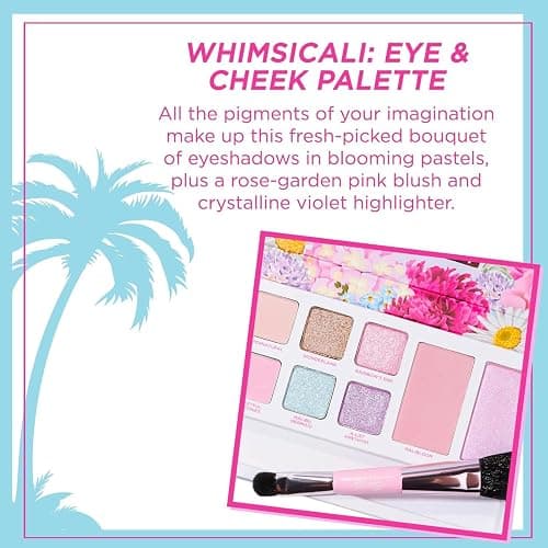 Petite 'N Pretty - WhimsiCali Eyeshadow & Cheek Makeup Palette and 10K Shine Lip Gloss Duo – Natural & Non-Toxic Face Makeup for Kids, Children, Tweens and Teens thumbnail 3