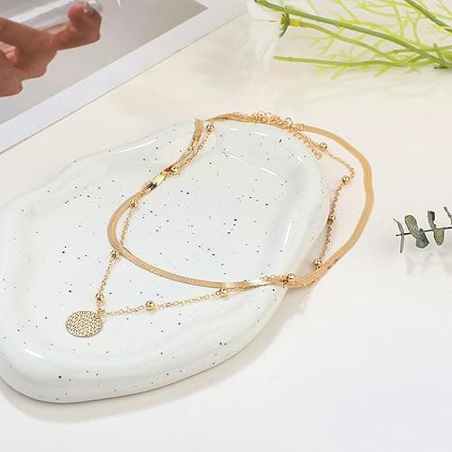 NEWITIN 69 Pieces Gold Jewelry Set for Women Fashion Costume Jewelry Gold Plated Necklace Bracelet Earrings Set for Women thumbnail 2
