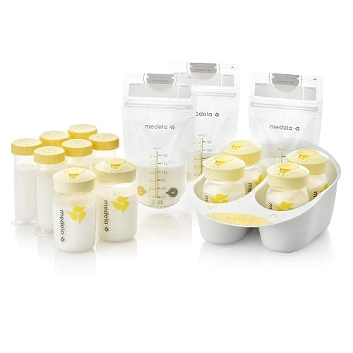Medela Breast Milk Storage Solution Set, Breastfeeding Supplies & Containers, Breastmilk Organizer, Made Without BPA - Image 1