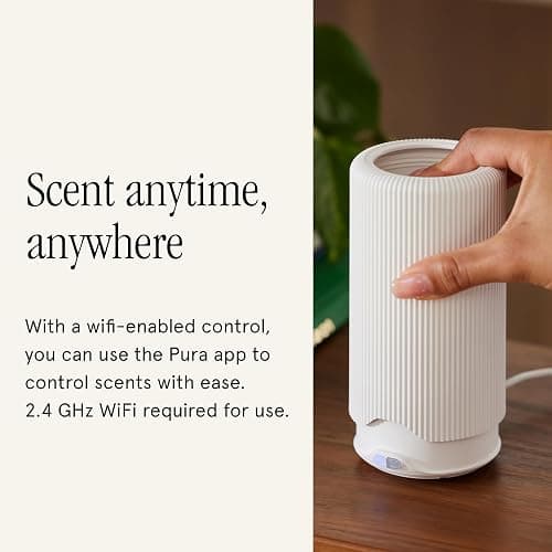 Pura Plus Smart Home Fragrance Diffuser for Large Spaces - Adjust Scent Intensity, Set Schedules & Timers, and More in Pura App - Fragrances Sold Separately - White thumbnail 6