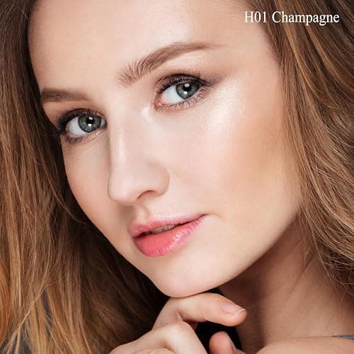 MYMERRY Dewy Highlighter Makeup 15g/0.53fl.Oz, Highlighter Makeup Stick for Face and Body, Radiant & Shimmer Glow, Buildable Color for All Day | Vegan & Cruelty-Free | Champagne Beige Gold thumbnail 2