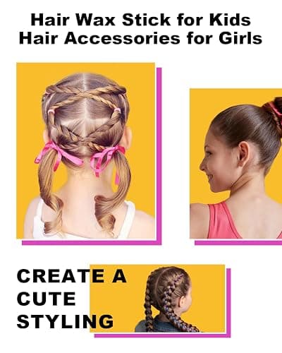 Hair Wax Stick, Wax Stick for Hair Flyaways Kids & Women Hair Accessories for Women Girls Hair Bun Maker for Kids Hair Slick Stick Baby Hair Gel Stick Kids Hair Products Hair Smoothing Stick thumbnail 4