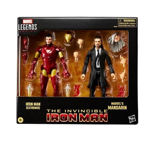 Marvel Legends Series Iron Man (Extremis) & Marvel’s Mandarin, Avengers Comics Collectible 6-Inch Action Figures (Amazon Exclusive) thumbnail 2