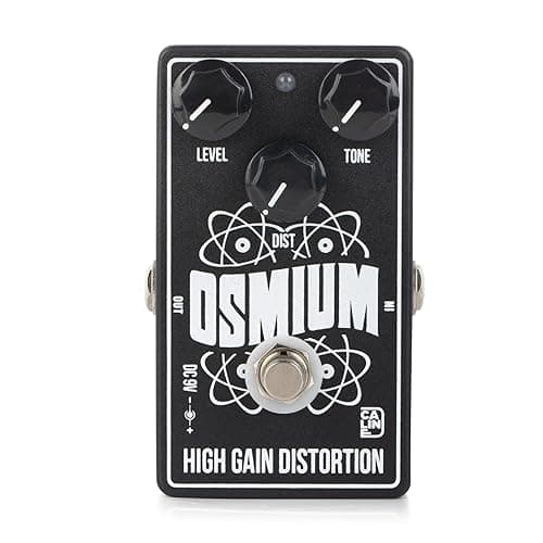 Caline CP-501 Osmium High Gain Distortion Guitar Effect Pedal for Electric Guitar and Bass - Image 1