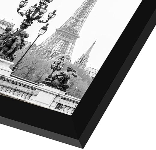 Stunning Large A1 Photo Poster Certificate Frame (59.4 x 84.1 cm) with Backboard and Styrene Included for Portrait and Landscape Display Wall Hanging -Black thumbnail 4