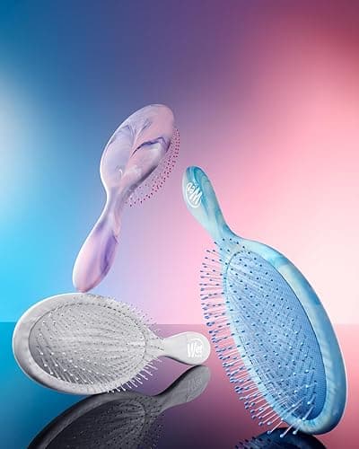 Wet Brush Original Detangler, Grey (Matte Marble), Ultra-Soft IntelliFlex Bristles Glide Through Tangles, Detangling Hair Brush (Wet & Dry), Women & Men, Limited Edition - 1 Count (Pack of 1) - Matte Marble Grey thumbnail 13