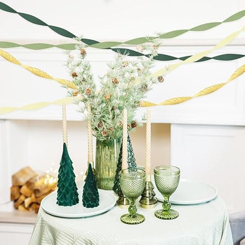 Sage Green Crepe Paper Streamers 8 Rolls 656 ft Crepe Paper Decorations for Birthday Party, Baby Shower, Wedding, Bridal Shower, Bachelorette thumbnail 2