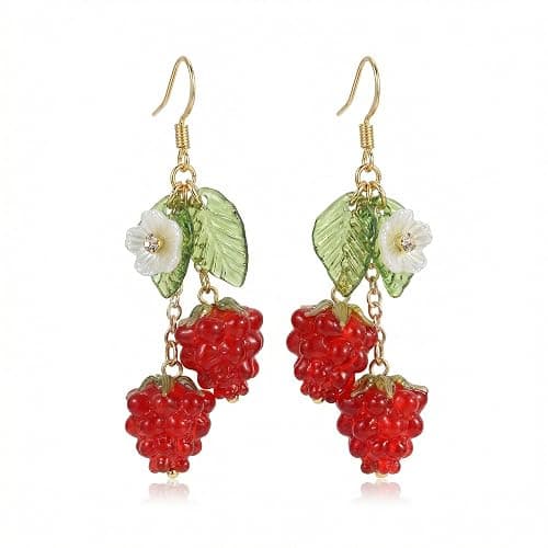 Cute Fruit earring,Dangle Drop Lightweight Food Earrings for Women - Image 1