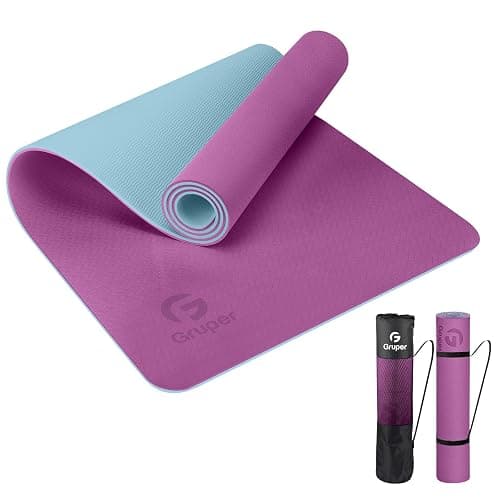 Yoga Mat Non Slip, Eco Friendly Fitness Exercise Mat with Carrying Strap,Pro Yoga Mats for Women,Workout Mats for Home, Pilates and Floor Exercises - Image 1