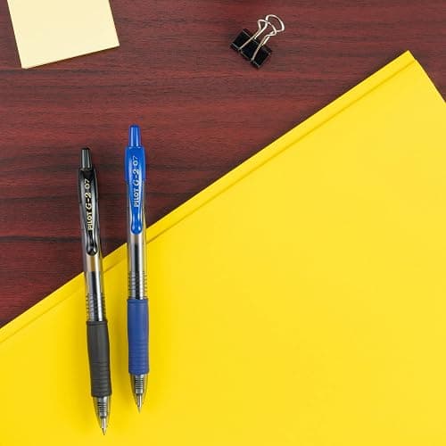 Pilot G2 Premium Gel Roller Pens, Fine Point 0.7 mm, Blue Ink Pens Fine Point, Pack of 5 - Ideal for School, Journaling, and Office Writing thumbnail 9