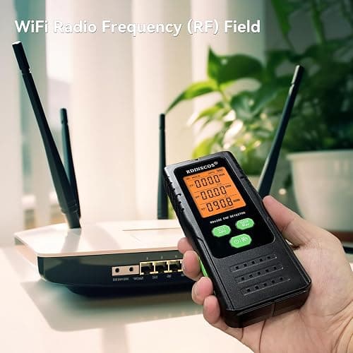EMF Detector – 3-in-1 Electromagnetic Radiation Meter for AC Magnetic, AC Electric & Microwave Fields – Handheld EMF Reader for Home, Office & Smart Meters, Ideal for Non-Professional Users thumbnail 4