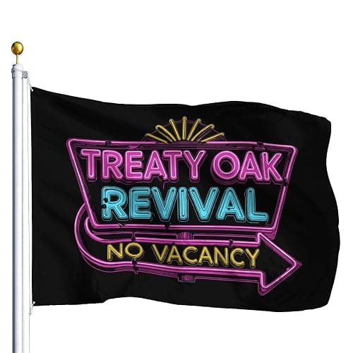 Treaty Oak Revival. Flag 3x5 Feet UV Fade Resistantfor Living Room Outdoor Indoor Decor - Image 1