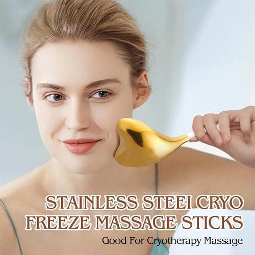 Ice Globes -Facial Skin Care Tools for Women, Cryo Sticks -Unbreakable Stainless Steel and Special Design, Esthetician Supplies Cooling Spa Globes,Mothers Day Gifts for Mom thumbnail 4