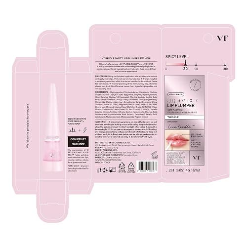 VT COSMETICS Reedle Shot Lip Plumper, Hydrate & Volumize Lip Gloss, Smooth Lip Wrinkles, Korean Lip Plumper, High Shine, Lip Enhancer, Hyaluronic Acid, Stocking Stuffers, 0.15 oz. (Twinkle (Glitter)) thumbnail 7