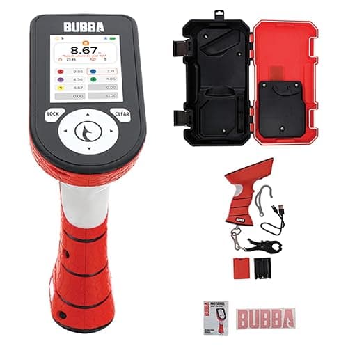 BUBBA Pro Series Smart Fish Scale - Tournament Fishing Tool with Bluetooth & Rechargeable Battery - 3 Modes, Digital Color Screen, 60lb Limit - Image 1