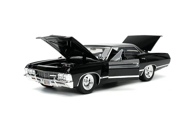 Jada Supernatural 1:24 1967 Chevy Impala Die-cast Car w/Dean Winchester Die-cast Figure, Toys for Kids and Adults thumbnail 6