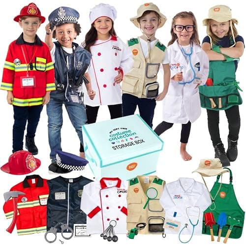 Born Toys Dress Up & Pretend Play Kids Costumes Set Ages 3-7, Washable Kids Dress Up Clothes for Play - Image 1