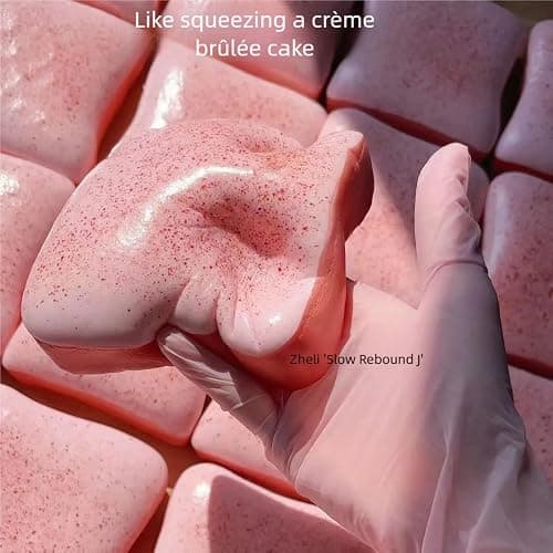 Sticky Bread Butter, Slow Rising, Food Squishys, Realistic Shaped, Slow Rise Squishys, Glitter Moldable Toys, Squeeze Food Toy for Adults thumbnail 6