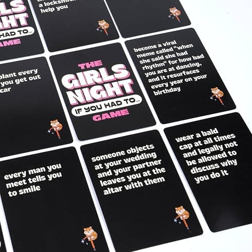 The Girls Night If You Had To… Game [Funny Would You Rather Cards for Women | Perfect for Bachelorette Parties, Birthdays, Gifts for Best Friend, Girls Trips | Adult Party Game for Ages 17+] thumbnail 8