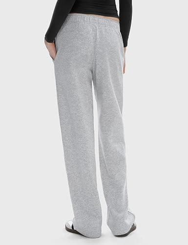 PUMIEY Women's Wide Leg Sweatpants Straight Baggy Sweat Pants High Waisted Lounge Pants Airy Collection thumbnail 4