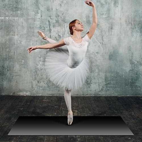 PullCrease Portable Dance Floor Smooth Ballet Floor Vinyl Dance Mat for Home Stage Studios Kids Adults Practice Improve thumbnail 8