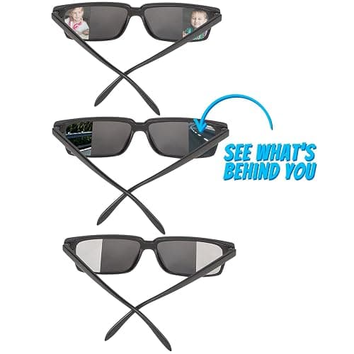 Spy Glasses for Kids in Bulk - (Pack of 3) Spy Sunglasses Rear View to See Behind You, for Fun Party Favors, Spy Gear Detective Gadgets Gift for Boys & Girls Great for Goodie Bags, Carnival Prizes - Image 1