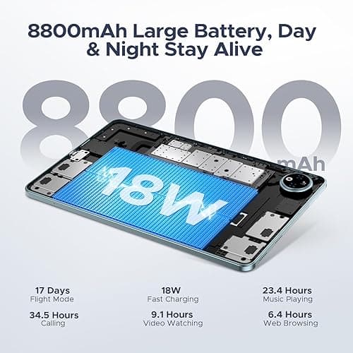 DOOGEE V Pad 5G 12 Inch Tablet with Keyboard,Gemini AI Android15 Tablet, 2.4K 90Hz Android Tablets,Mediatek Dimensity 7050 Octa-Core, 32GB+256GB/2TB TF, 8800mAh Battery Tablets, WiFi 6, Quad Speakers thumbnail 7