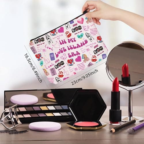 WCGXKO Reality TV Show Inspired Makeup Bag Love Variety Show Gift for Reality TV Show Fans (Love Bag) thumbnail 3