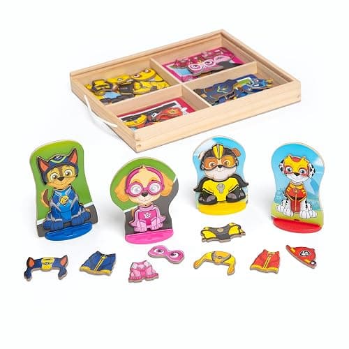Melissa & Doug PAW Patrol Wooden Magnetic Pretend Play (64 Pieces) - Image 1