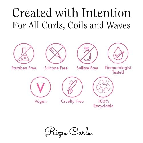Rizos Curls Detangling Flexi Brush, Detangle Curly, Coily Curls, Shower Brush, Reduce Hair Loss & Breakage, Distribute Product and Add Shine, Pink thumbnail 5
