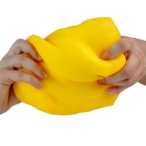 ORB Easy Sqweezy Super Cheesy - Squeeze This Big, Fun, Squishy, Slow Rising, Extra Soft Giant Block of Cheese for Stress Relief - Original Sensory / Fidget Novelty Toy and Gift for Kids and Adults thumbnail 5