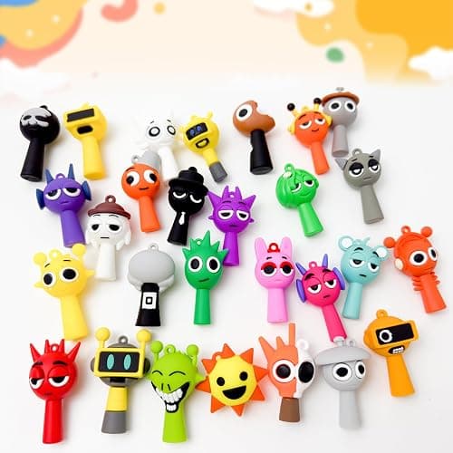Meomchee Sprunki Toys Figures Mystery Box 28 Pack, Silicone Room Office Cake Figurine Decor for Adults and Sprunki Fans thumbnail 3