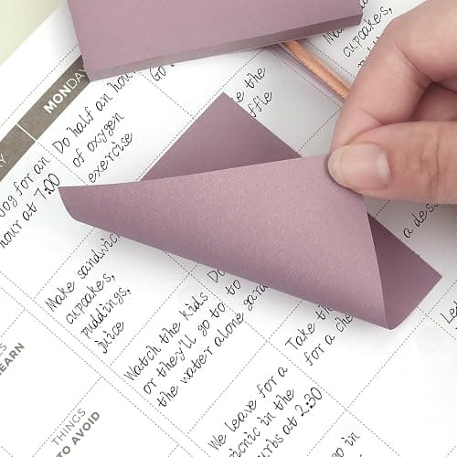Osboo Sticky Notes 3x3 Self-Stick Notes Pads with 8 Morandi Colors, Easy to Post for Office, School, Home, 8 Pads/Pack, 80 Sheets/Pad thumbnail 2