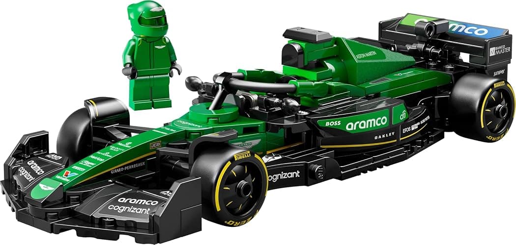 LEGO Speed Champions Voiture F1 Aston Martin Aramco AMR24 - Jeu de Construction avec Voiture de Course - Minifigurine Collector de Pilote de Formule 1 - Cadeau pour garçons et Filles dès 10 Ans 77245 thumbnail 3