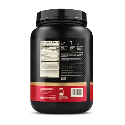 Optimum Nutrition Gold Standard 100% Whey Protein Powder, Double Rich Chocolate 1.98 Pound (Packaging May Vary) thumbnail 10