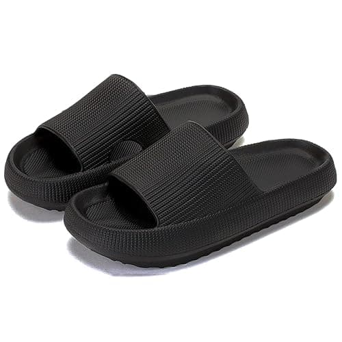 rosyclo Cloud Slippers for Women and Men, Pillow House Slippers Shower Shoes Indoor Slides Bathroom Sandals, Ultimate Comfort, Lightweight, Thick Sole, Non-Slip, Easy to Clean - Image 1