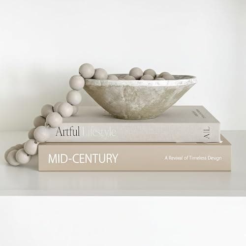 Aesthetic Decorative Books Set of 2 - Stylish Boxes for Coffee Table Decor | Beautiful Modern Home Decoration for Your Bookshelf or Mantel Decor - Fake/Faux Books as Photo Storage and Keepsake Box thumbnail 9