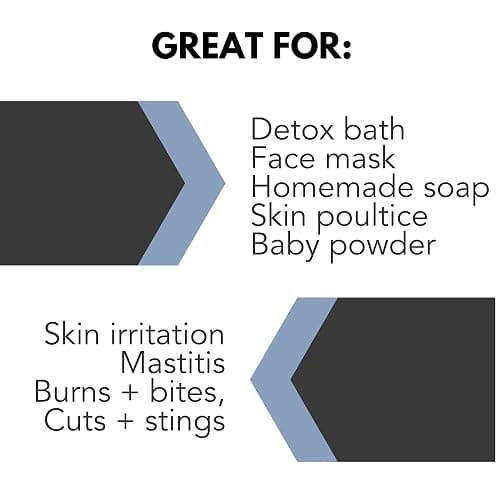 Pure Body Naturals Bentonite Clay Powder for DIY Detox Body & Face Mask, Pure Indian Healing Clay for Deep Pore Cleansing and Armpit Detox for Women, (8.0 oz) thumbnail 5