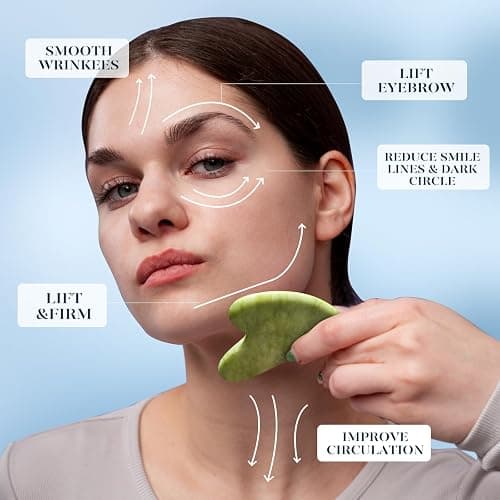 BAIMEI IcyMe Ice Roller for Face and Gua Sha Facial Tool Set, Ice Face Roller Reduces Puffiness Relieves Migraines Skin Care Tools, Self Care for Women - Pink thumbnail 8