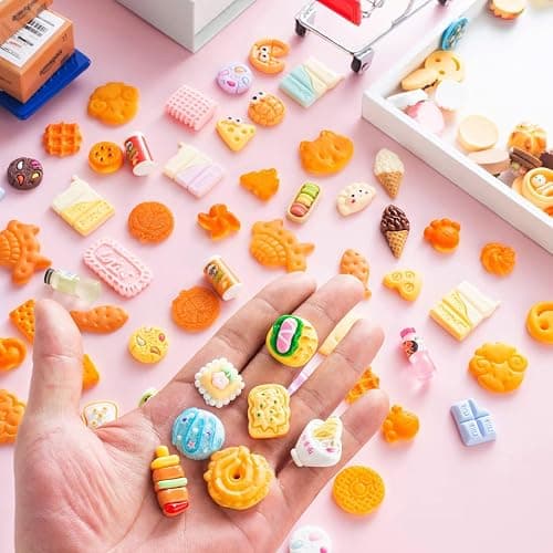 Vawuz 175PCS Miniature Courier Box Set Shopping Mall Shipping Boxes Mini Supermarket Handcart Models 1:12 Food Drink Bottles Cans Dollhouse Pretend Play Kitchen Game Party Accessories Toys Doll House thumbnail 6