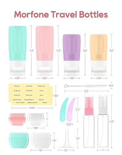 Travel Bottles Set for Toiletries thumbnail 2